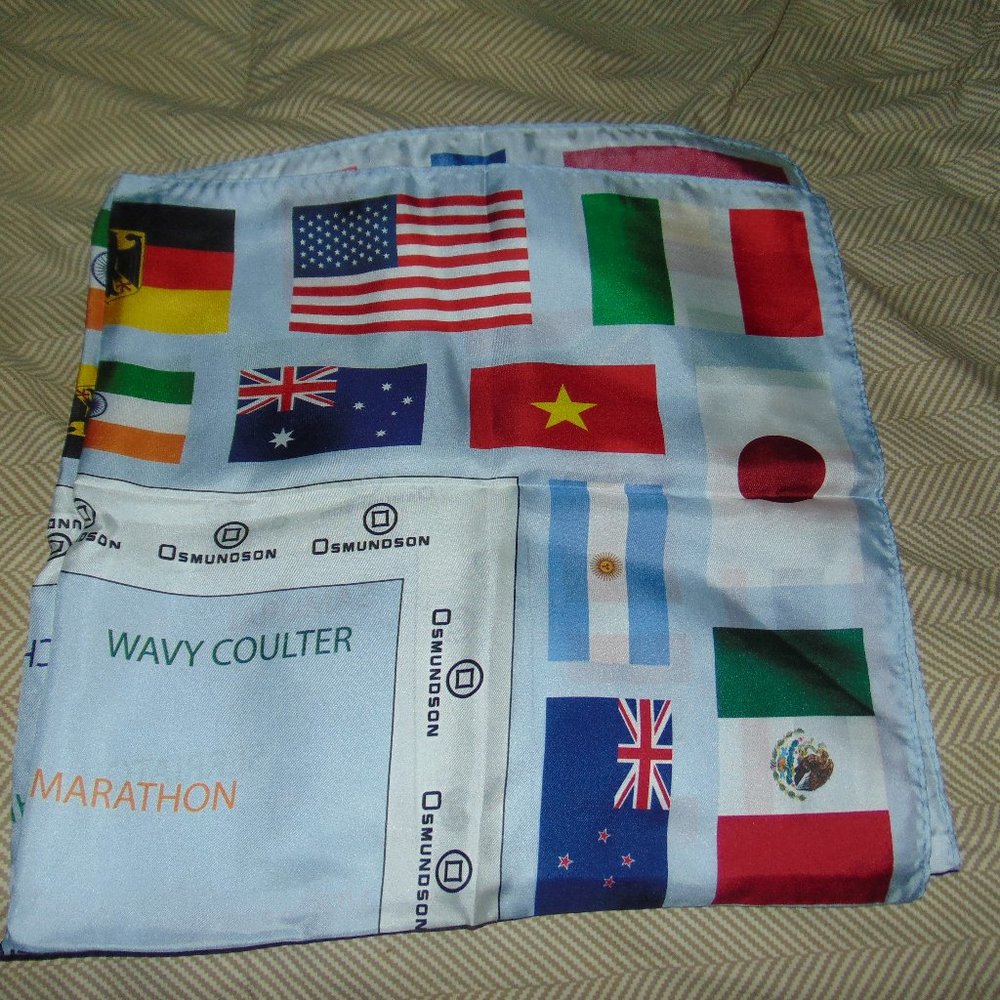 symmetry  flag scarf